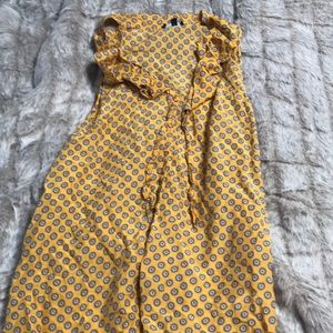 Sleeveless pattern top spring